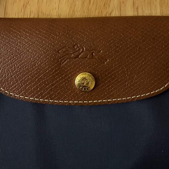 NWT Longchamp Le Pliage Tote in Navy - Picture 2 of 6